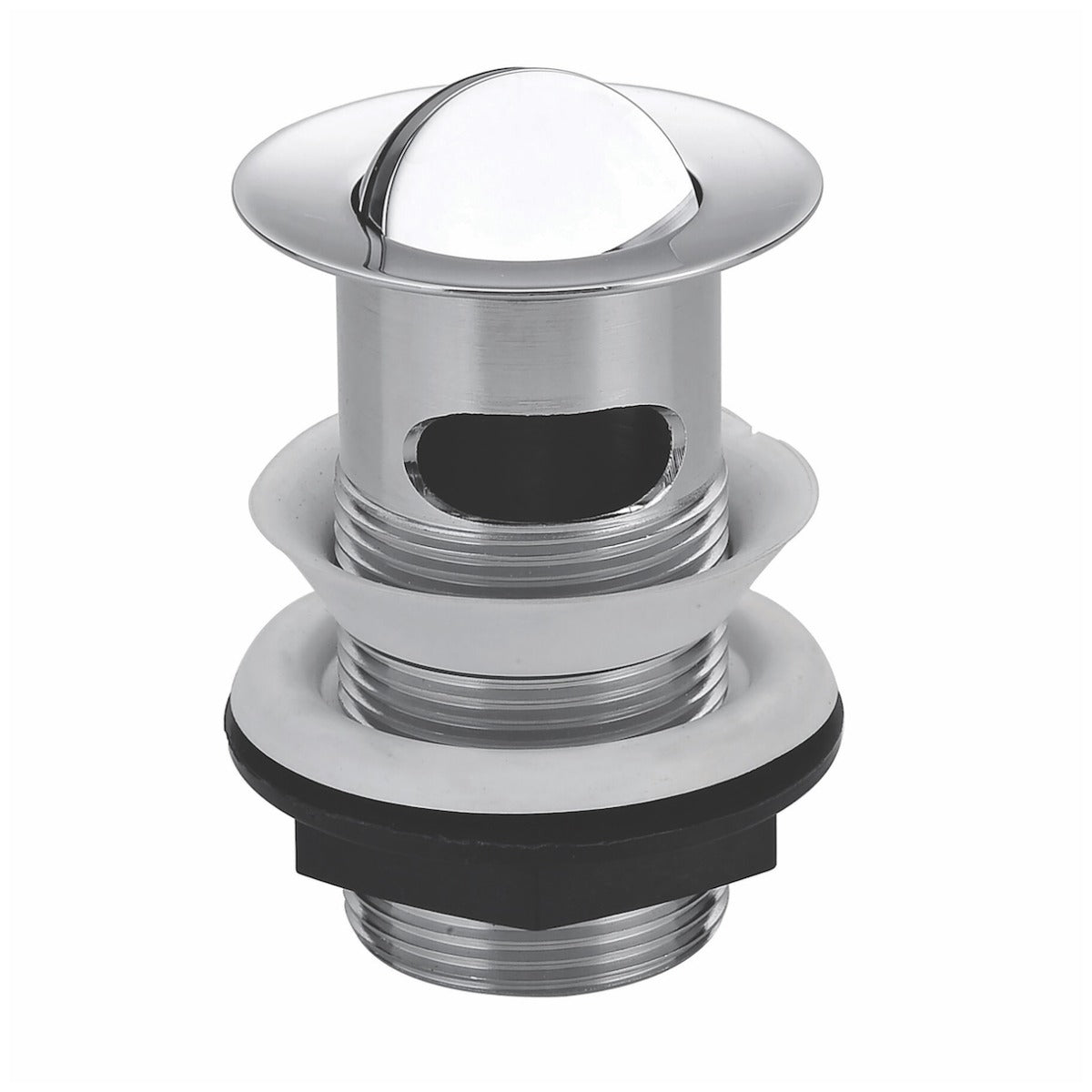 Scudo Swivel Top Slotted Basin Waste - Chrome - WASTE100 - TAP 'N' SHOWER