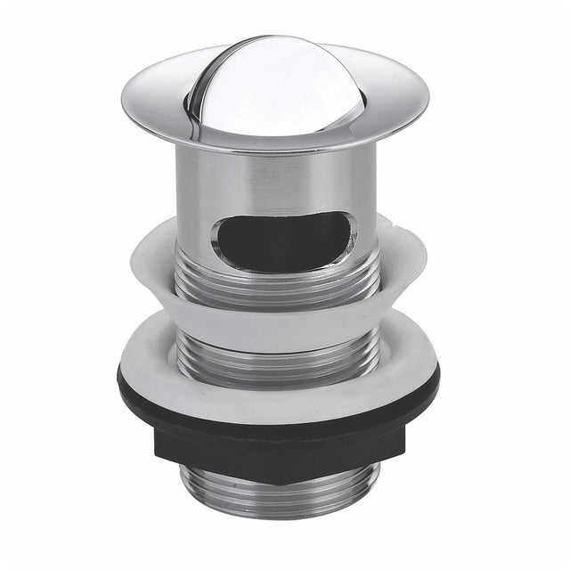 Scudo Swivel Top Slotted Basin Waste - Chrome - WASTE100 - TAP 'N' SHOWER