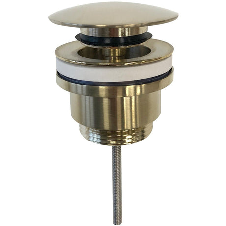 Scudo Universal Basin Waste - Brushed Brass - WASTE106BR - TAP 'N' SHOWER