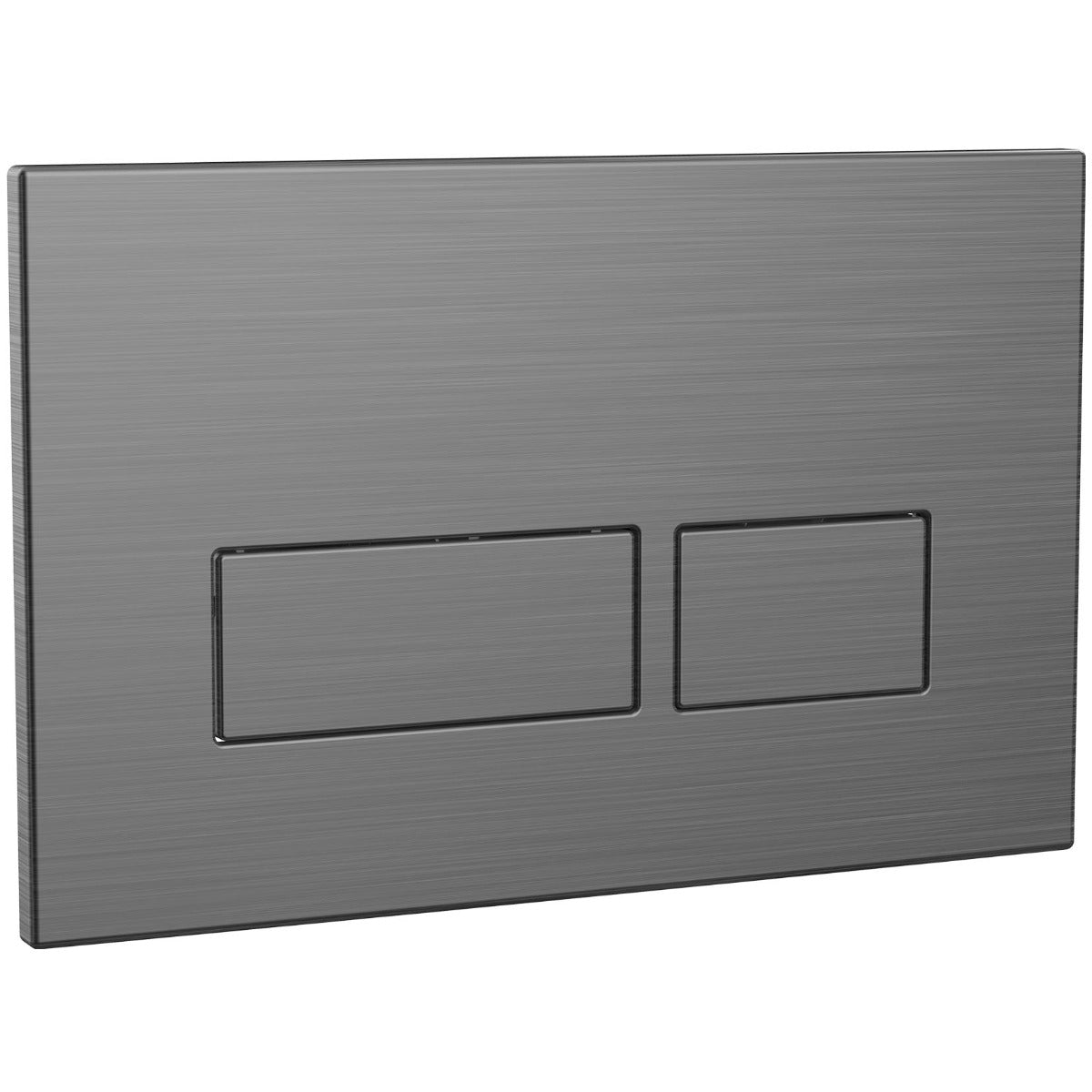 Scudo Square Dual Flush Plate - Gunmetal - WC - BUTTON04 - TAP 'N' SHOWER