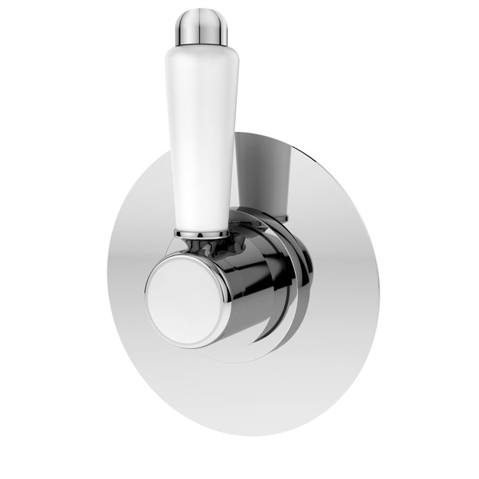 Nuie Selby Thermostatic Concealed Diverter Valve - Chrome - SELWD14 - TAP 'N' SHOWER
