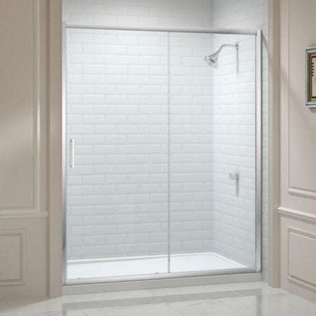 Merlyn 8 Series Sliding Shower Door 1000mm Wide - Clear Glass - M88231 - TAP 'N' SHOWER