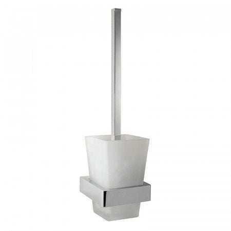 Vado Shama Toilet Brush wall-mounted holder in chrome with modern, durable design