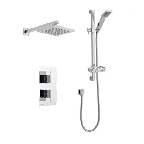 Kartell Element Concealed Thermostatic Shower Valve with Diverter - Chrome - SHO010EL - TAP 'N' SHOWER
