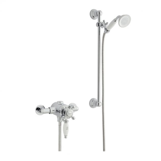 Kartell Viktory Exposed Thermostatic Shower Valve - Chrome - SHO036VI - TAP 'N' SHOWER