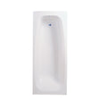 Frontline Aquabathe Caymen Tungstenite Bath 1500x700mm - White - SI800086T - TAP 'N' SHOWER