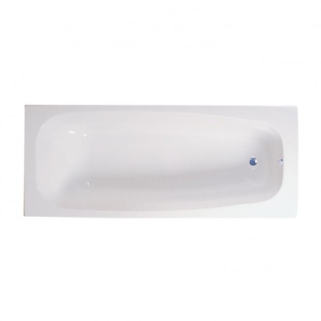 Frontline Aquabathe Caymen 1400x700mm Tungstenite Bath - White - SI800087T - TAP 'N' SHOWER