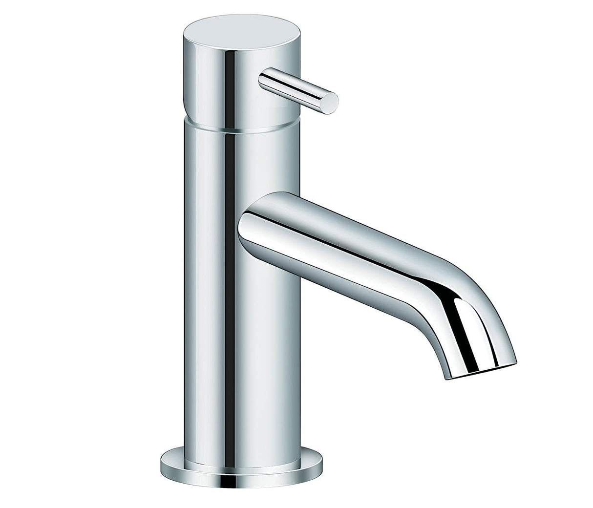 JTP Florence Single Lever Basin Mixer - Chrome - 15008A - TAP 'N' SHOWER
