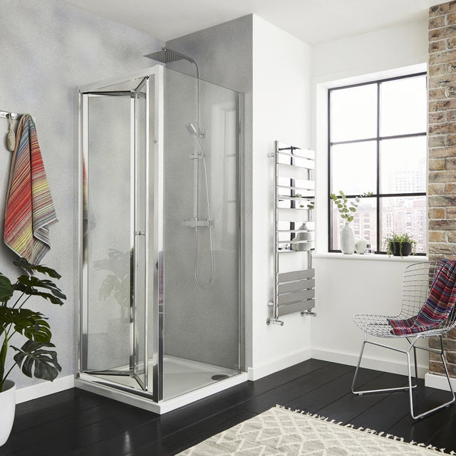 Kartell KV6 Extension Profiles for Shower Enclosure 40mm - Chrome - SIXEXT - TAP 'N' SHOWER