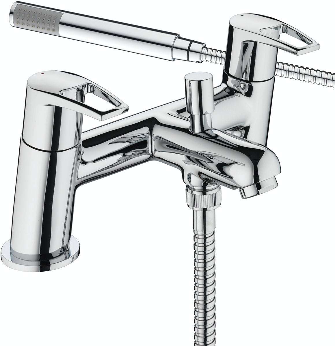 Bristan Smile Pillar Mounted Bath Shower Mixer Tap - Chrome - SM BSM C