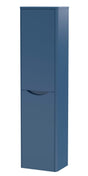 Nuie Lunar Wall Hung 2 Door Tall Unit 356mm - Satin Blue - SML362 - TAP 'N' SHOWER