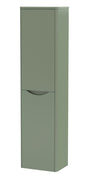 Nuie Lunar Wall Hung 2 Door Tall Unit 356mm - Satin Green - SML862 - TAP 'N' SHOWER