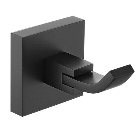 Bristan Square Robe Hook - Black - SQ HOOK BLK - TAP 'N' SHOWER