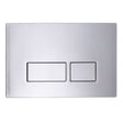 Tavistock Square Chrome Flush Push Plate - TR9010 - TAP 'N' SHOWER