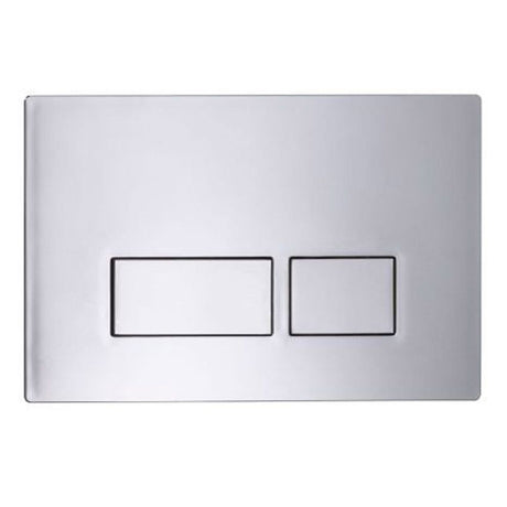 Tavistock Square Chrome Flush Push Plate - TR9010 - TAP 'N' SHOWER