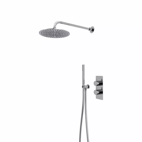 Tavistock Quantum Dual Function Shower System With Handset Holder And Overhead Shower - Chrome - SQT1614 - TAP 'N' SHOWER