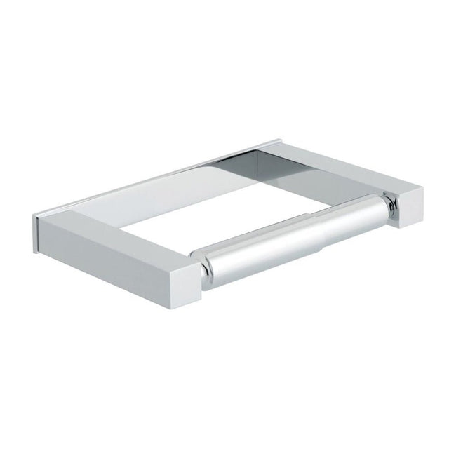 Vado Wall Mounted Square Closed Paper Holder - Chrome - SQU - 180A - C/P - TAP 'N' SHOWER