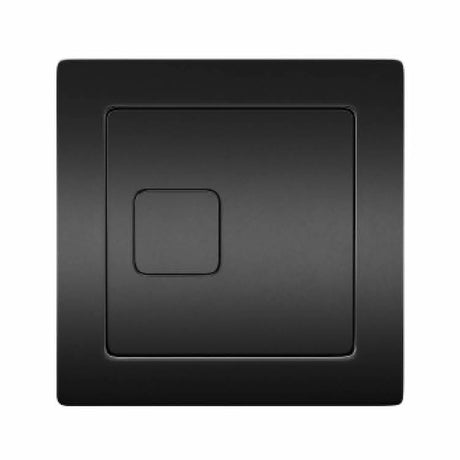 Scudo Square Flush Button - Black - SQUARE - CISTERN - BLACK - TAP 'N' SHOWER