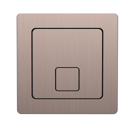 Scudo Square Dual Flush Button for CISTERN002 - Brushed Bronze - SQUARE - CISTERN - BRONZE - TAP 'N' SHOWER