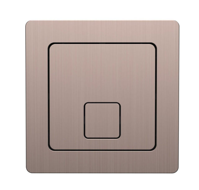 Scudo Square Dual Flush Button for CISTERN002 - Brushed Bronze - SQUARE - CISTERN - BRONZE - TAP 'N' SHOWER