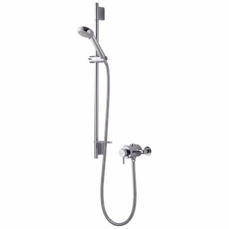 Aqualisa Siren Sl Exposed Mixer Shower with Adjustable Head - Chrome - SRN001EA - TAP 'N' SHOWER