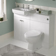 Prystine Teti Semi - Recessed Basin Template - White - PRIS104574 - TAP 'N' SHOWER