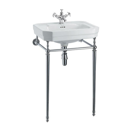 Burlington Basin Wash Stand - White - T22ACHR - TAP 'N' SHOWER