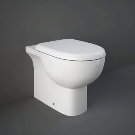RAK Tonique Back To Wall WC Pan - Alpine White - TONBTWPAN - TAP 'N' SHOWER