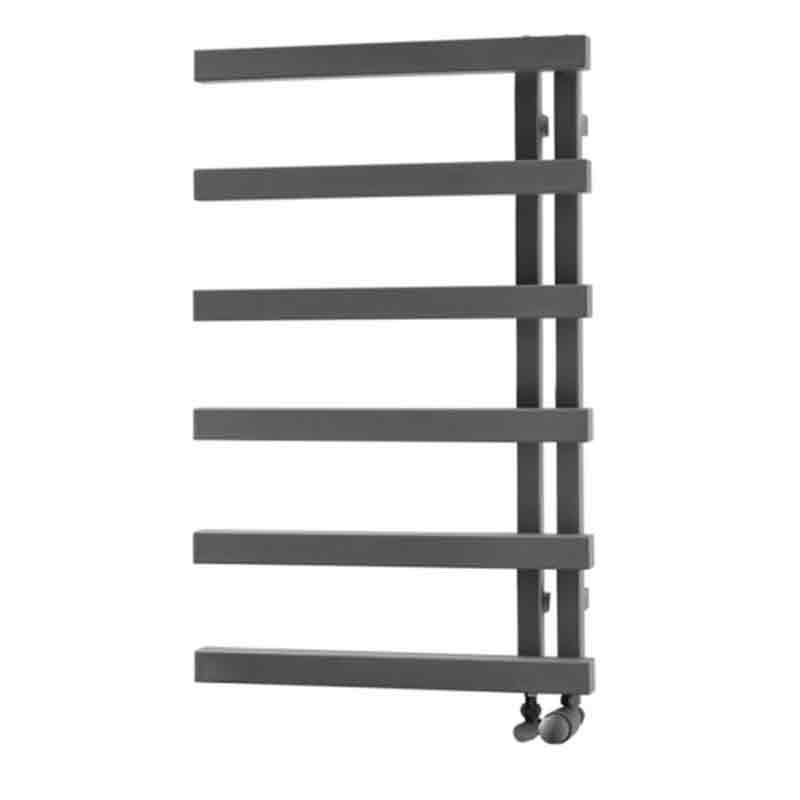 Towelrads Soho Straight Heated Towel Rail 795 High x 500mm Wide - Anthracite - 120878 - TAP 'N' SHOWER