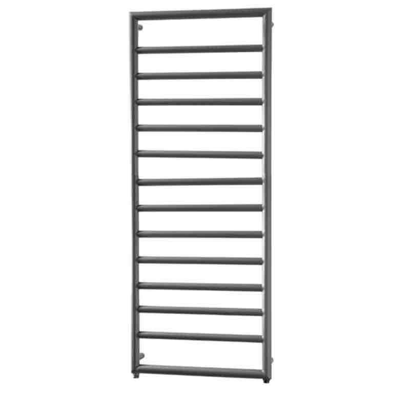 Towelrads Strand Straight Heated Towel Rail 1300mm High x 500mm Wide - Anthracite - 120881 - TAP 'N' SHOWER