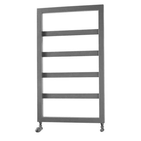 Towelrads Kensington Straight Heated Towel Rail 900mm High x 530mm Wide - Black Textured - 120882 - TAP 'N' SHOWER