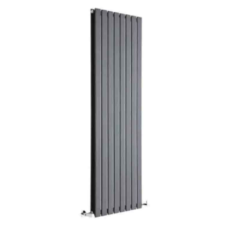 Towelrads Merlo Double Vertical Radiator 1800mm High x 672mm Wide - Anthracite - 120900 - TAP 'N' SHOWER