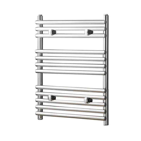 Towelrads Iridio Straight Heated Towel Rail 500mm High x 400mm Wide - Anthracite - 120969 - TAP 'N' SHOWER