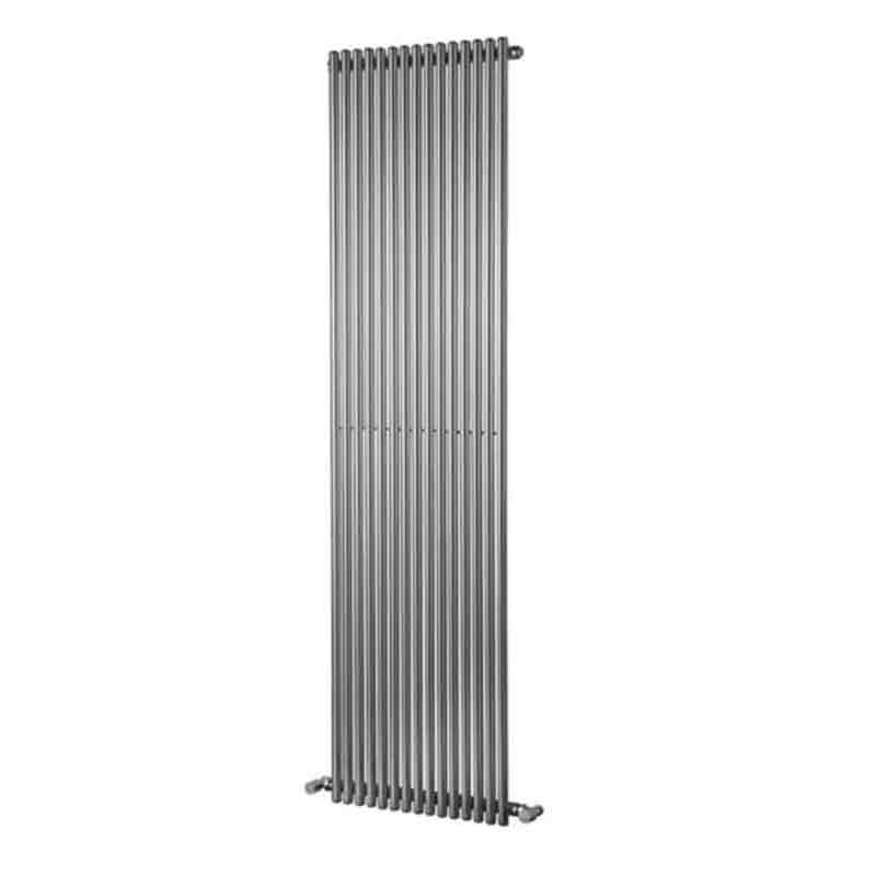 Towelrads Iridio Vertical Straight Hot Water Radiator 1800mm High x 500mm Wide - Chrome - 120979 - TAP 'N' SHOWER