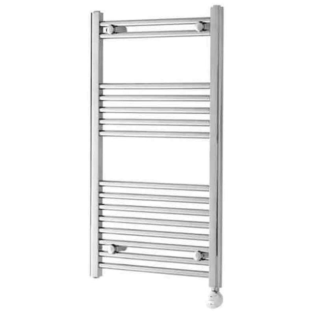 Towelrads McCarthy 43 Degree Regulated Heated Towel Rail 550mm High x 500mm Wide - Chrome - 121019 - TAP 'N' SHOWER