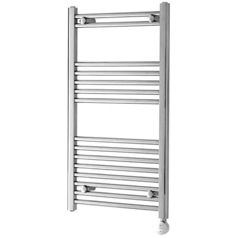 Towelrads McCarthy 43 Degree Regulated Heated Towel Rail 900mm High x 500mm Wide - Chrome - 121020 - TAP 'N' SHOWER