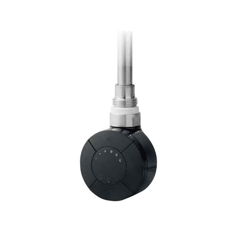 Towelrads Smart Thermostatic Elements Radiator Valve for Electric Towel Rails 300W - Black - 126039 - TAP 'N' SHOWER