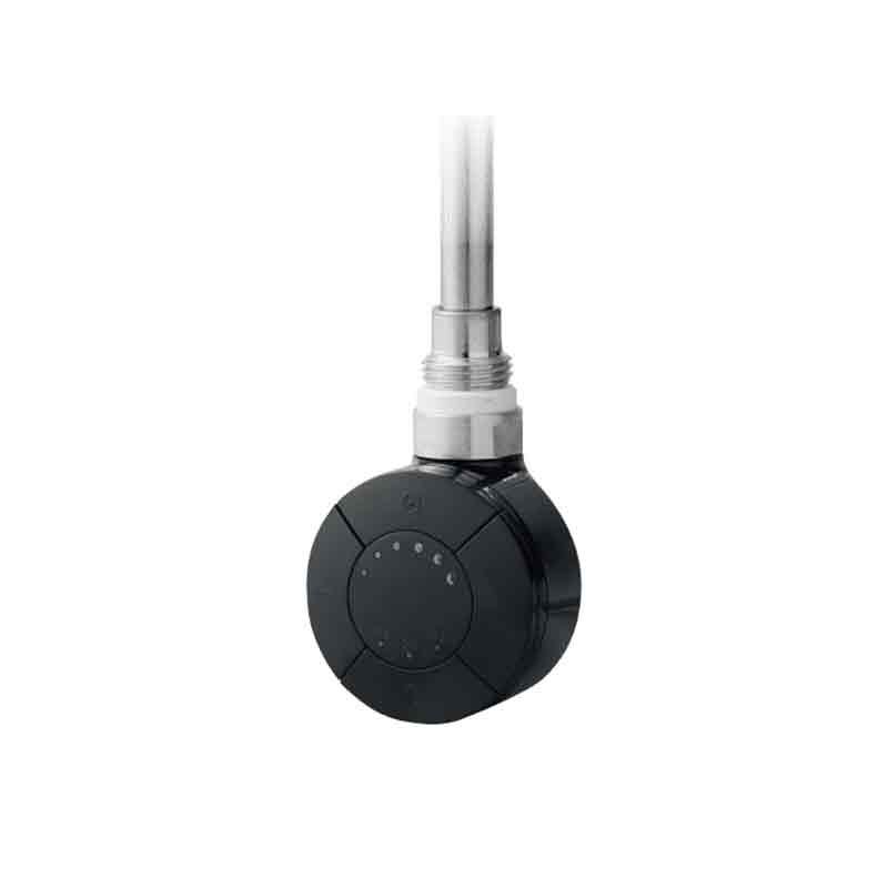 Towelrads Smart Thermostatic Elements Radiator Valve for Electric Towel Rails 600W - Black - 126040 - TAP 'N' SHOWER