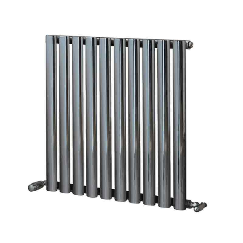 Towelrads Dorney Single Hot Water Radiator 600mm High x 592mm Wide - Anthracite - 128177 - TAP 'N' SHOWER