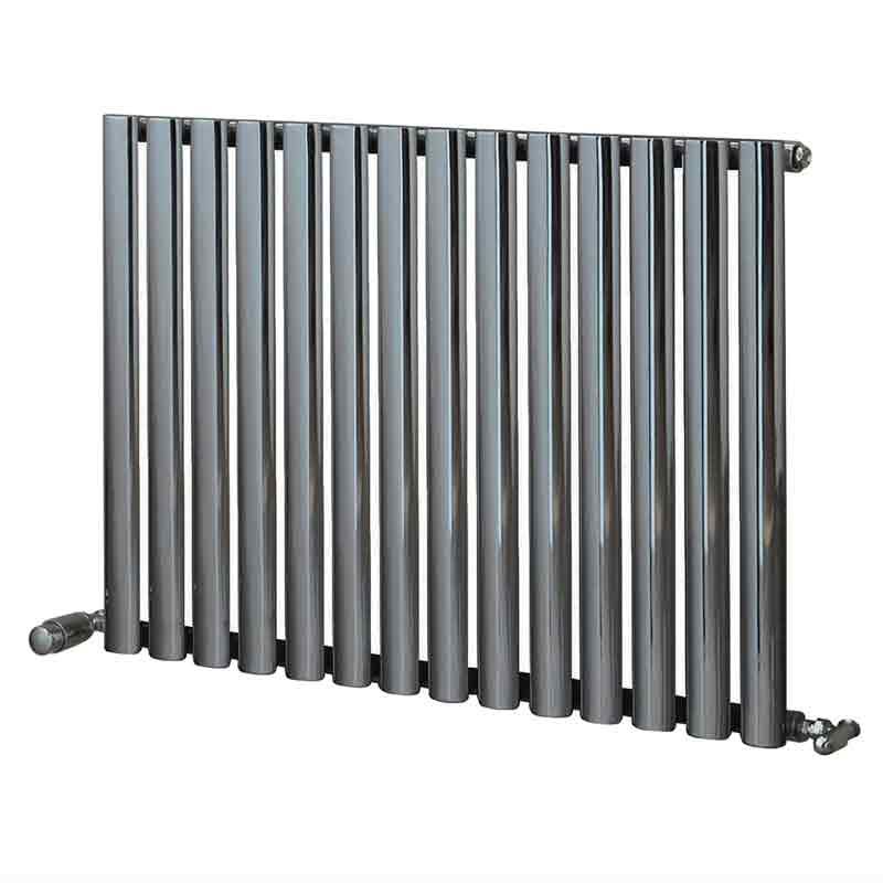 Towelrads Dorney Single Hot Water Radiator 600mm High x 832mm Wide - Anthracite - 128178 - TAP 'N' SHOWER