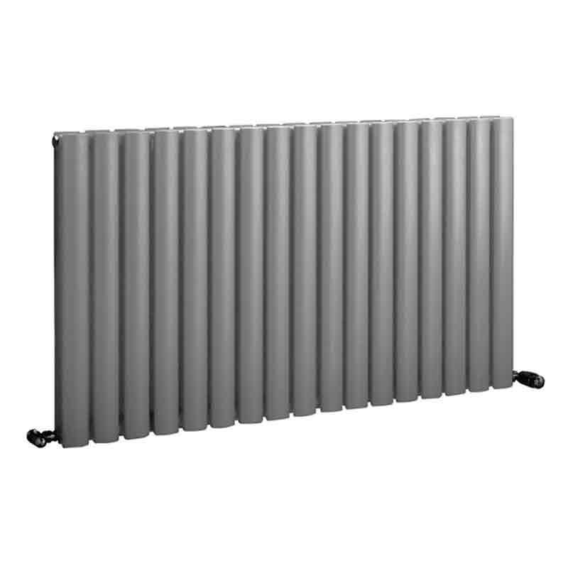 Towelrads Dorney Double Hot Water Radiator 600mm High x 1012mm Wide - Anthracite - 128182 - TAP 'N' SHOWER