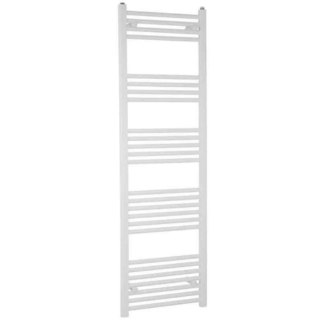 Towelrads Independent Straight Heated Towel Rail 1600mm High x 500mm Wide - White - 130011 - TAP 'N' SHOWER