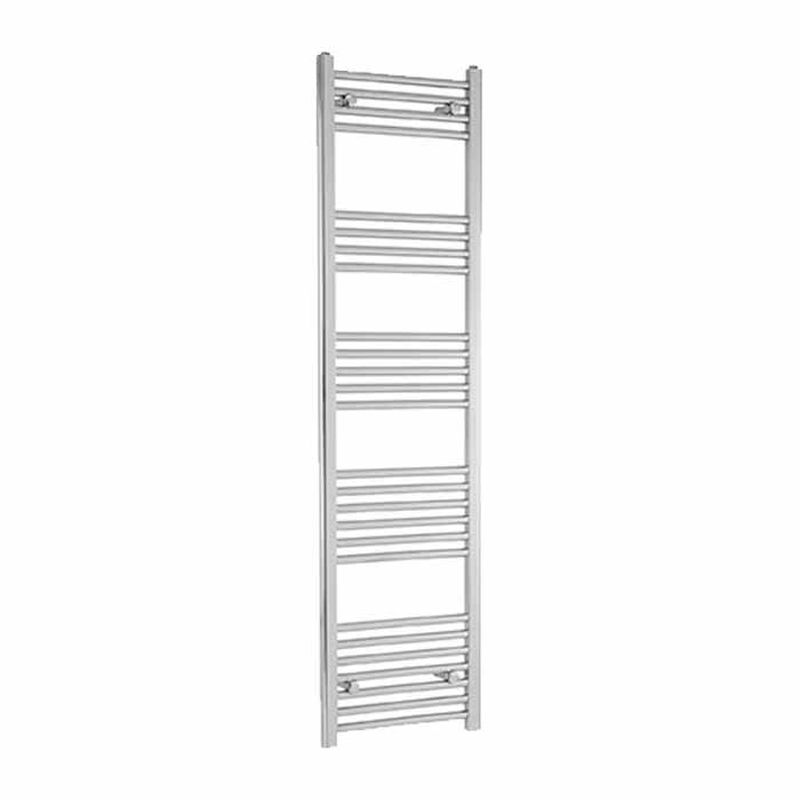 Towelrads Independent Straight Heated Towel Rail 1600mm High x 400mm Wide - Chrome - 130041 - TAP 'N' SHOWER