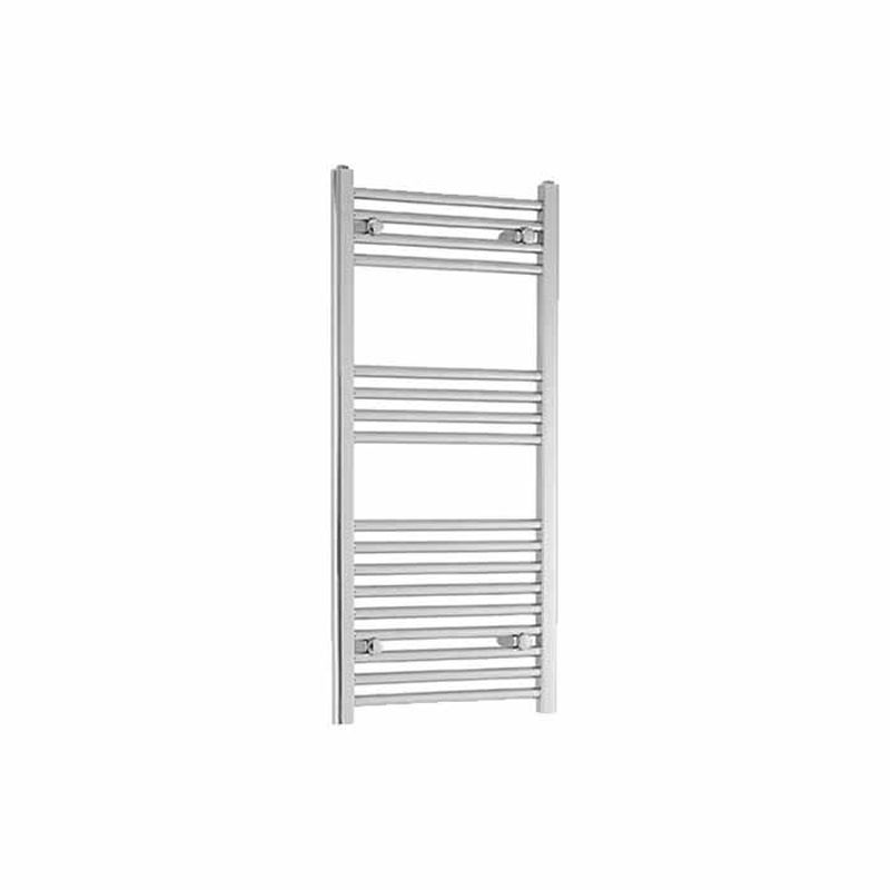 Towelrads Independent Straight Heated Towel Rail 1000mm High x 500mm Wide - Chrome - 130044 - TAP 'N' SHOWER