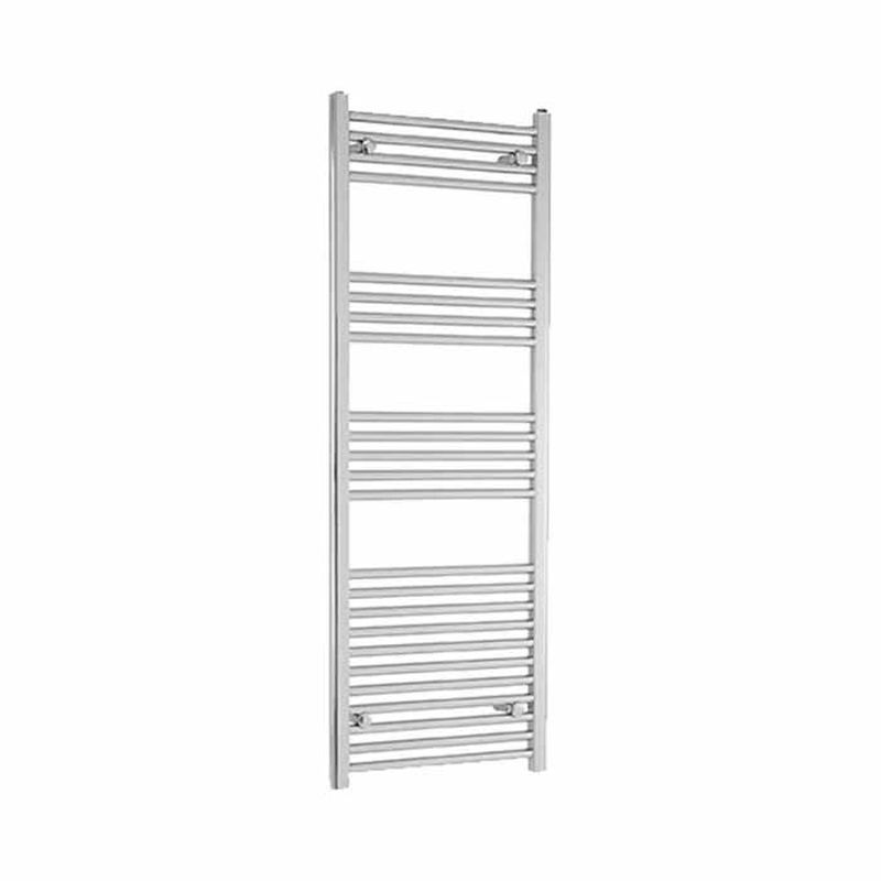 Towelrads Independent Straight Heated Towel Rail 1400mm High x 500mm Wide - Chrome - 130046 - TAP 'N' SHOWER
