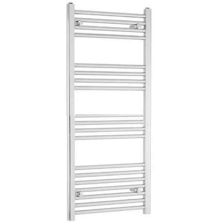 Towelrads Independent Straight Heated Towel Rail 1200mm High x 600mm Wide - Chrome - 130051 - TAP 'N' SHOWER