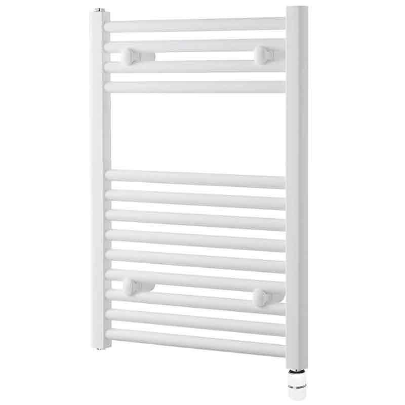 Towelrads Richmond Non Thermostatic Heated Towel Rail 691mm High x 450mm Wide - White - 136074 - TAP 'N' SHOWER