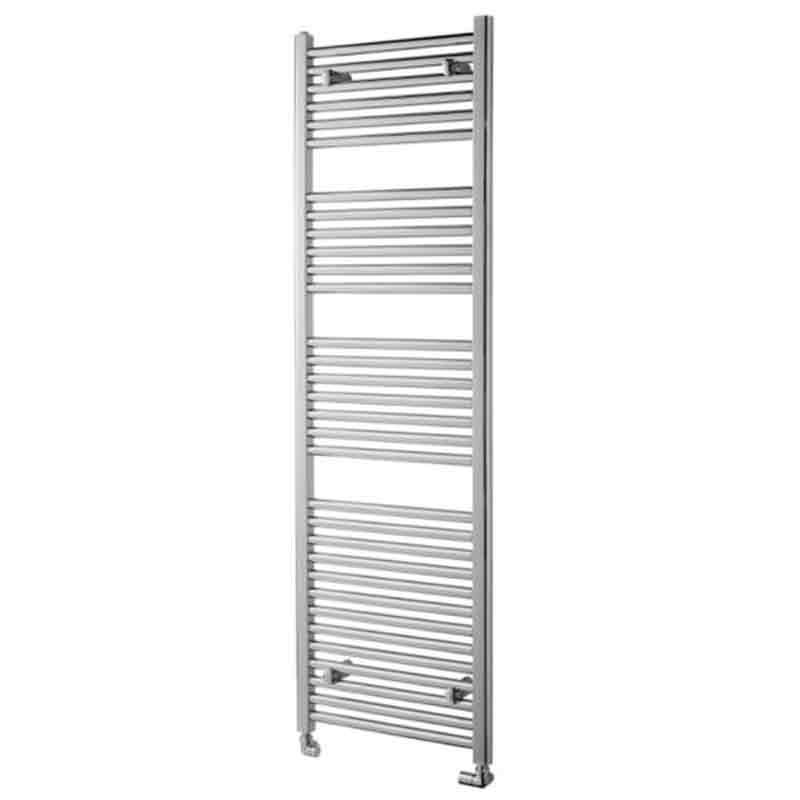 Towelrads Pisa Straight Heated Towel Rail 1600mm High x 400mm Wide - Chrome - 140026 - TAP 'N' SHOWER