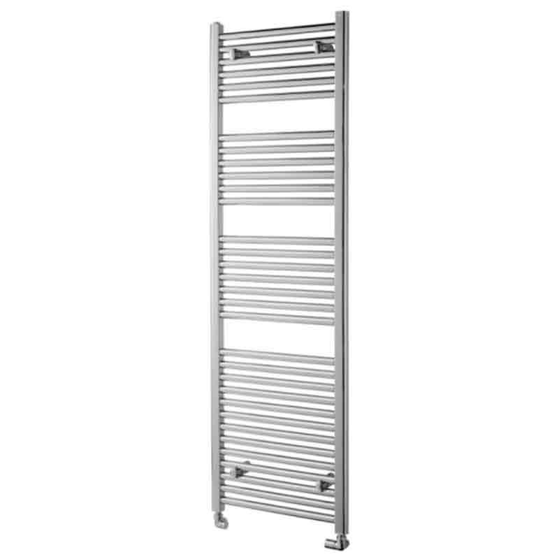 Towelrads Pisa Straight Heated Towel Rail 1600mm High x 600mm Wide - Chrome - 140029 - TAP 'N' SHOWER