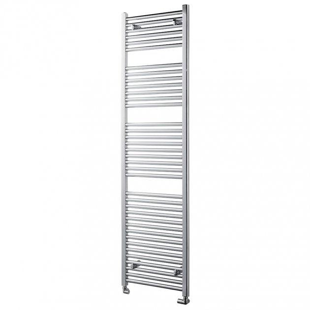 Towelrads Pisa Straight Heated Towel Rail 1800mm High x 400mm Wide - Chrome - 140031 - TAP 'N' SHOWER